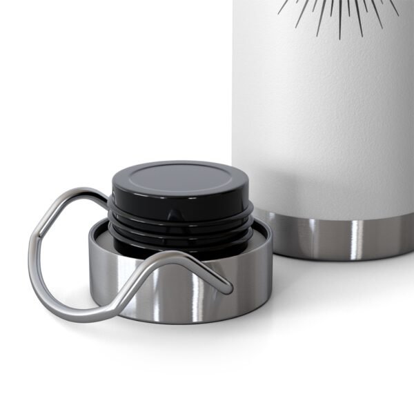 Eye of Horus - White Eco-Friendly Copper Vacuum Insulated Bottle - 22oz - Image 4