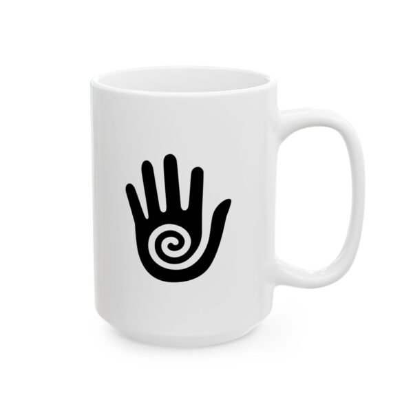 Healing Hand - White Mug, (11oz, 15oz) - Image 6