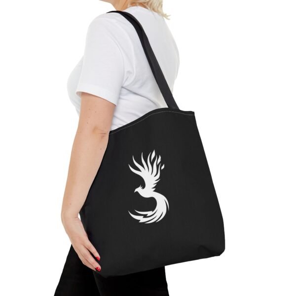 Phoenix Rising - Black Tote Bag - Image 2