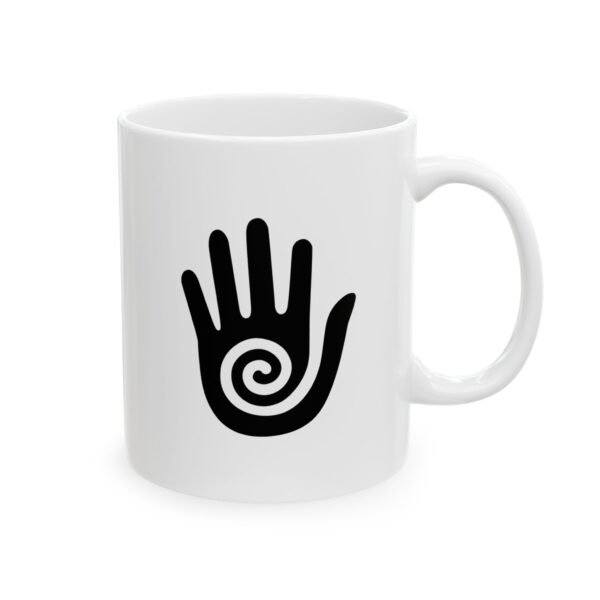 Healing Hand - White Mug, (11oz, 15oz) - Image 2