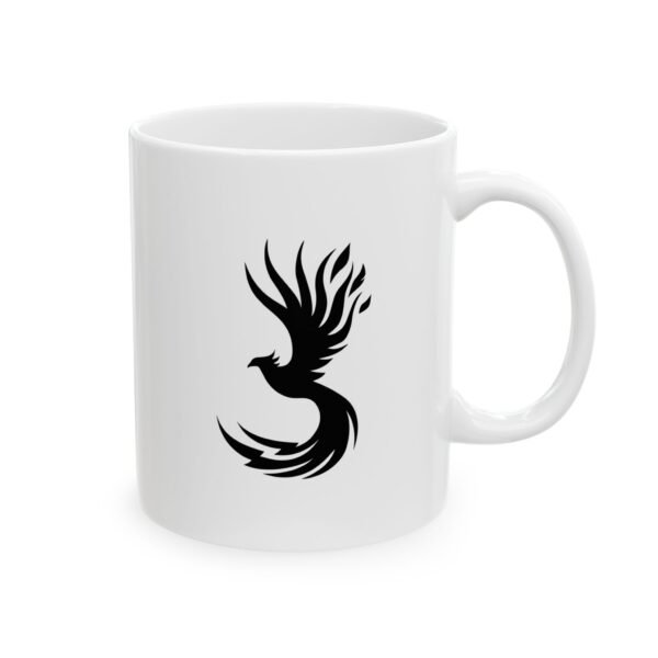 Phoenix Rising - White Mug, (11oz, 15oz) - Image 2