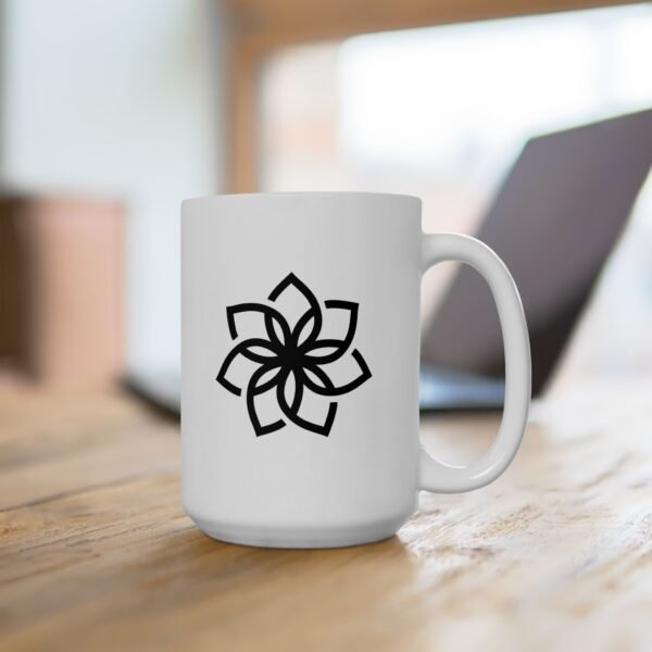 Lotus - White Mug, (11oz, 15oz) - Image 7