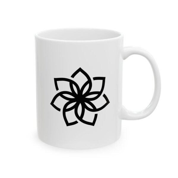 Lotus - White Mug, (11oz, 15oz) - Image 2