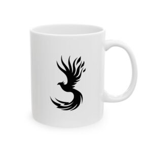 Phoenix Rising - White Mug, (11oz, 15oz)