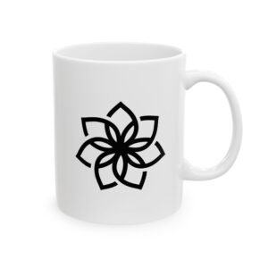 Lotus - White Mug, (11oz, 15oz)